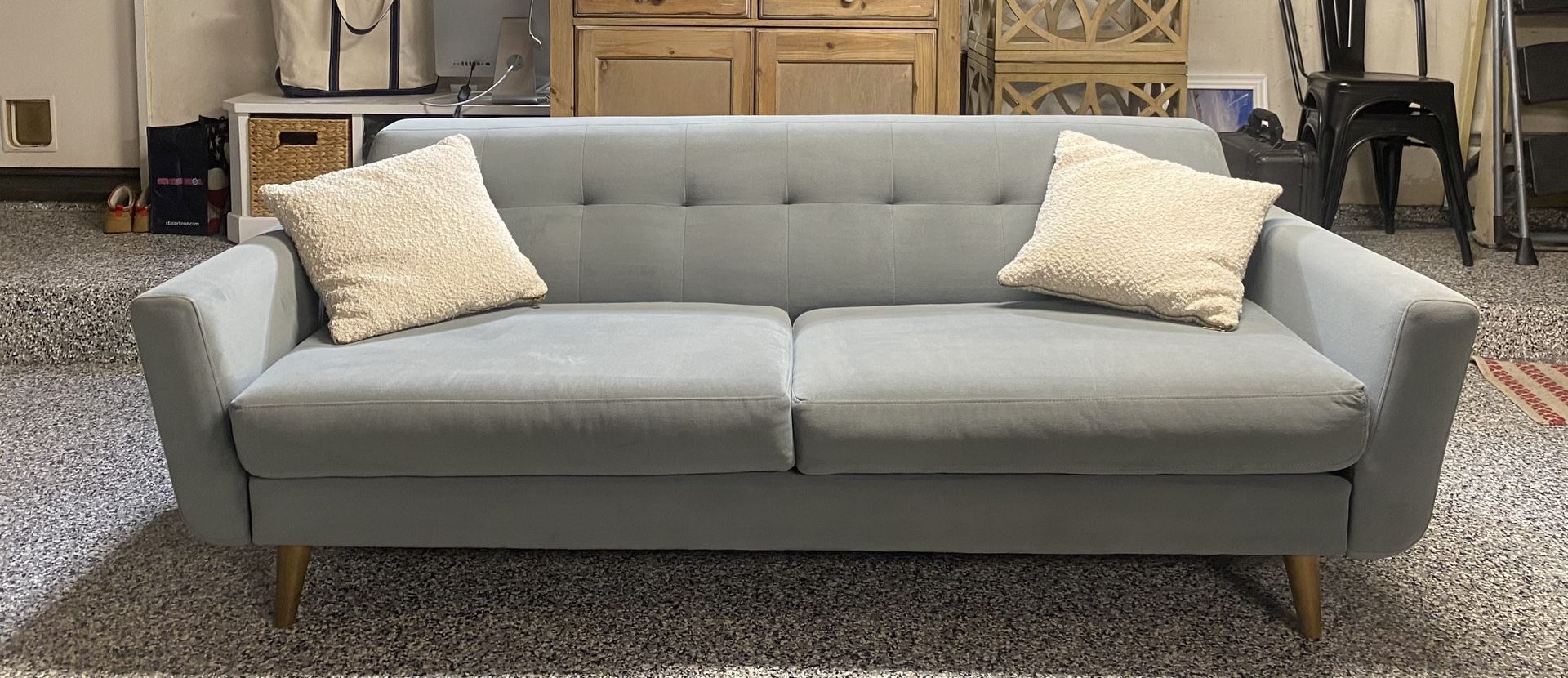 Suede Sofa