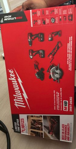 Milwaukee M18 6-Tool Combo Kit
