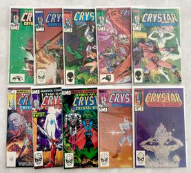 Marvel Comic Crystar Cristal Warrior issues #1 thru #11