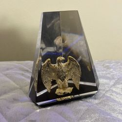 American Golden Eagle In A See-Through Stand 