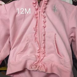 Pink Polo Jacket 12m