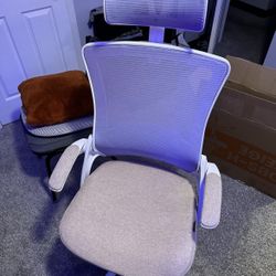 White High Back Office/ Desk Chair 