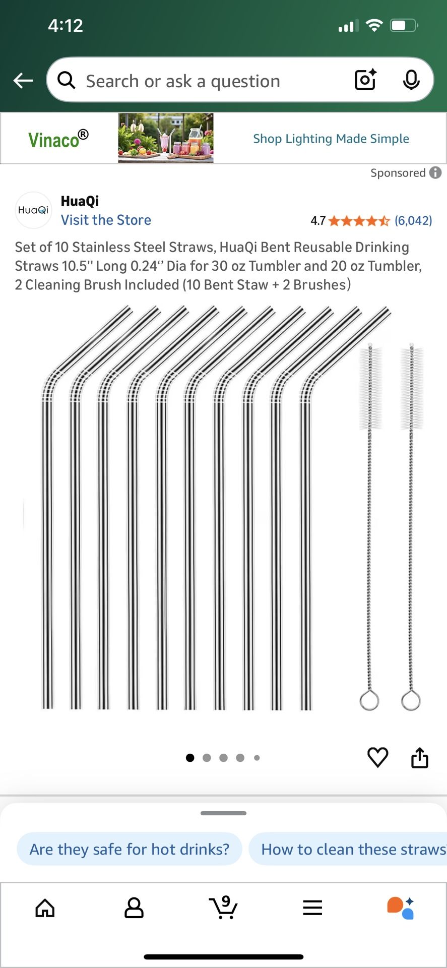 Stainless Steel Straws