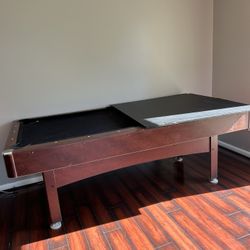 Pool Table With Table Tennis