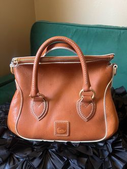 Dooney & Bourke Florentine Micro Savannah Edge Satchel In Natural!🎀
