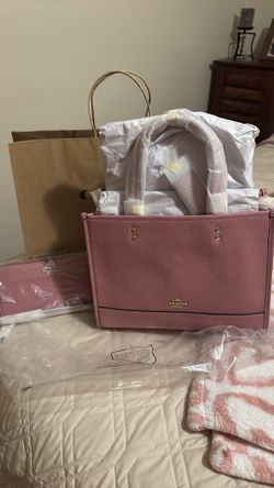BNWT Coach Pink Dempsey + Wallet