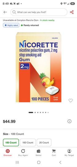 Nicorette Gum 200ct