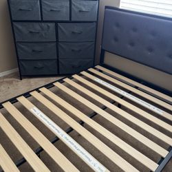 Full Size Bed, With Dresser