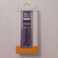 Nib Withit Silicone Band For Fitbit Charge 4& Charge 3 Purple  New