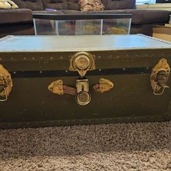 WW2 Era Chest Or Trunk Or Footlocker