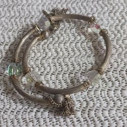 Vintage Tassel Bracelet Goldtone