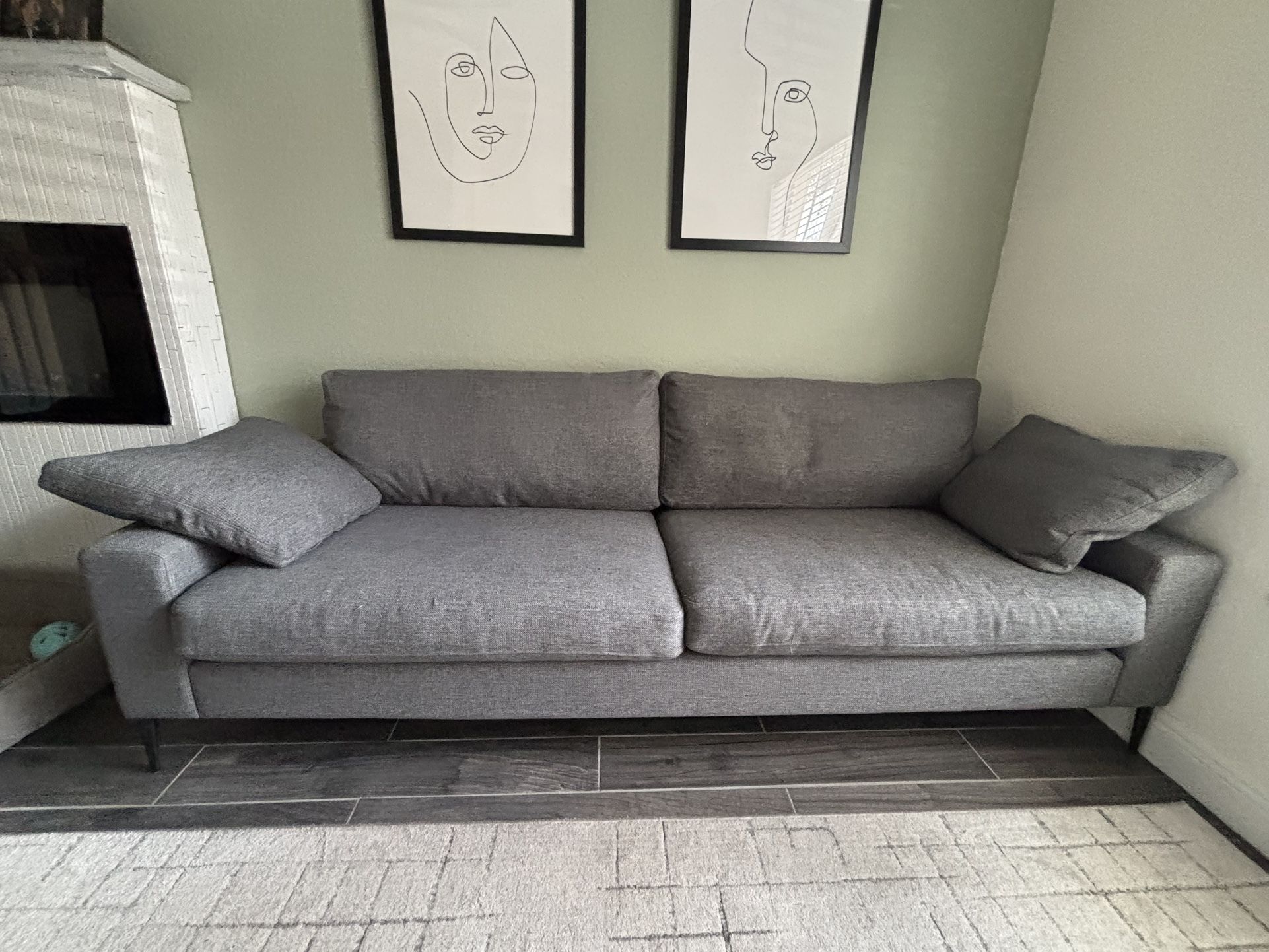 Grey sofa