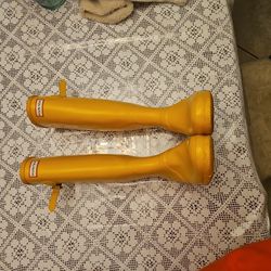 Yellow Hunter Rain Boots