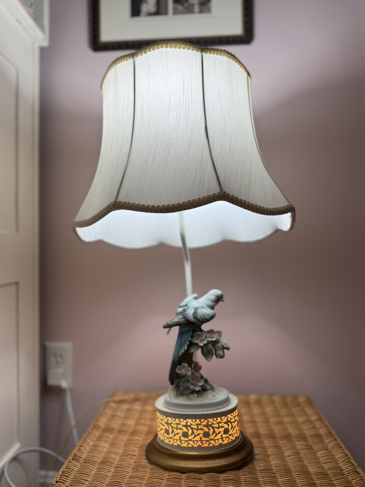 Vintage Porcelain Lamp
