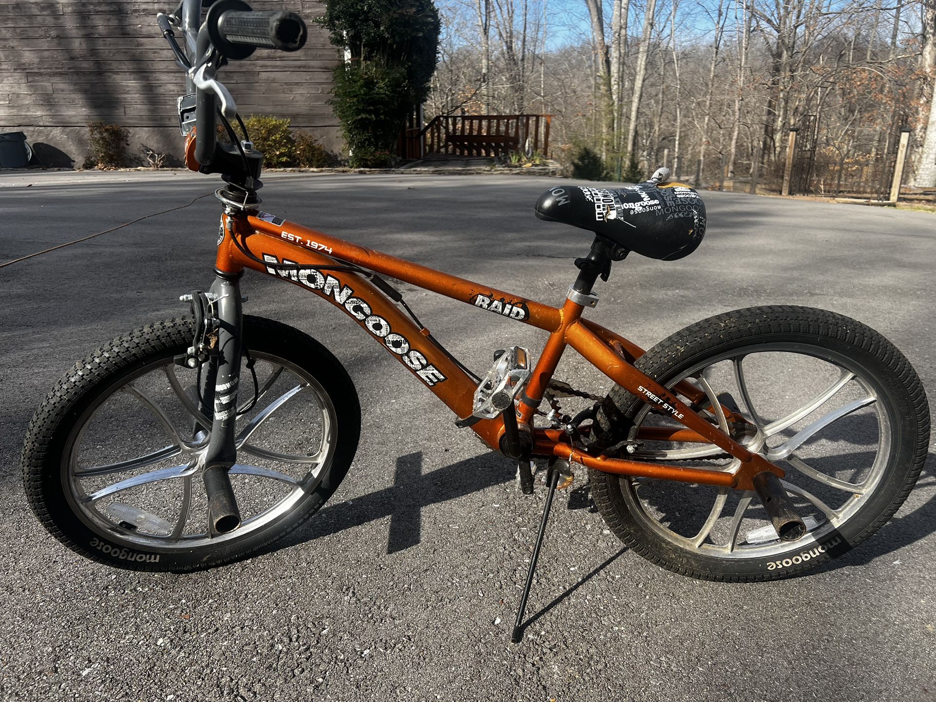 Vintage Style Mongoose Raid BMX Bike