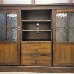 Large Solid Wood TV Cabinet