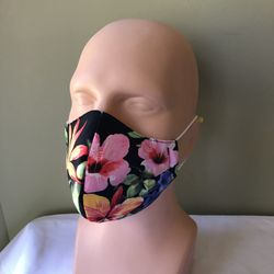 Cotton face mask with filter made in USA