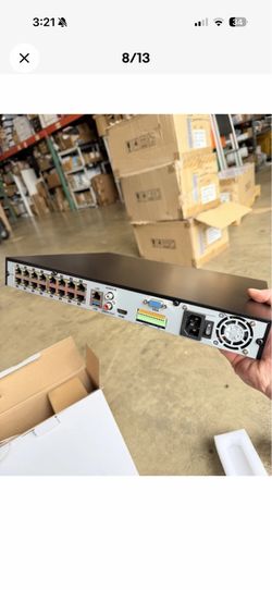 CAMSTAR 16CH PoE H.265 NVR SVR-N2164K 4K HDMI VGA ONVIF Security Camera Recorder Network Video Recorder No HDD Remote Viewing CCTV System
