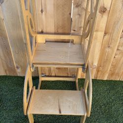 Kids Booster Tower And Table For Only 30 Dollars 