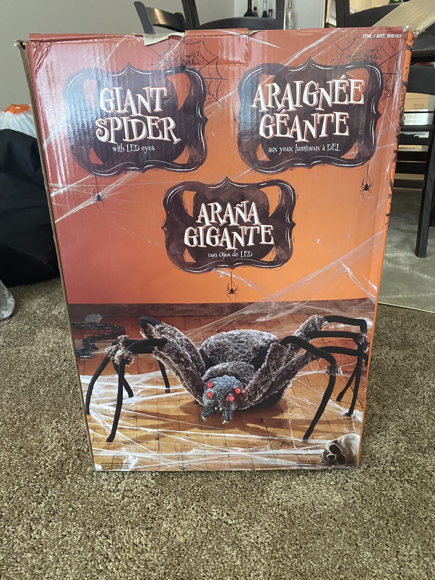Large Halloween Spiders