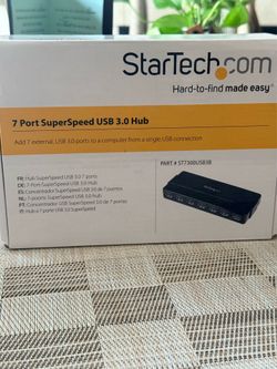 Unopened StarTech 7 port SuperSpeed USB 3.0 Hub