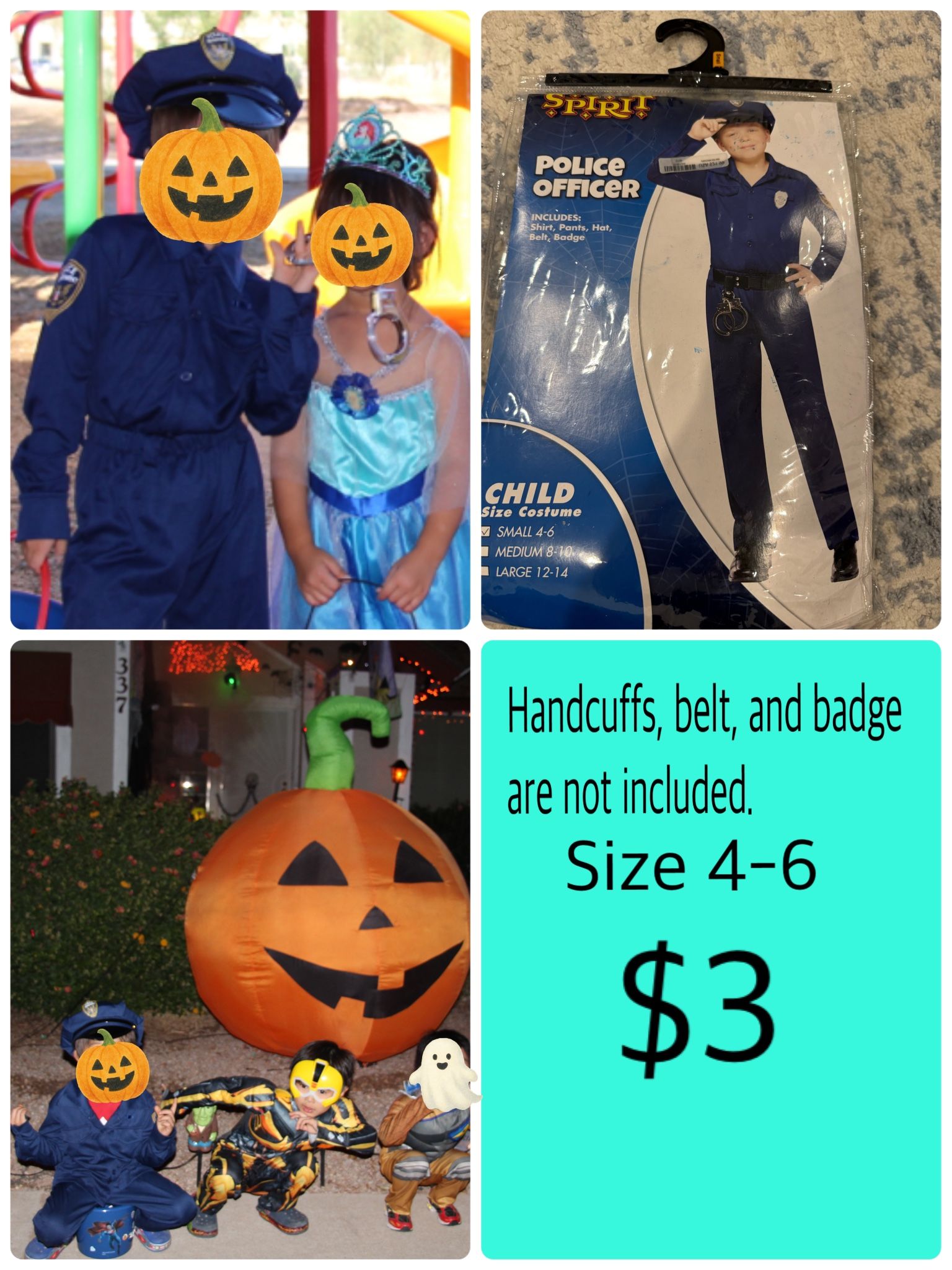 Halloween Costume Police Officer