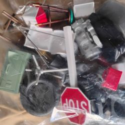 WWE Wrestling Figure Accessories, Weapons, Etc..