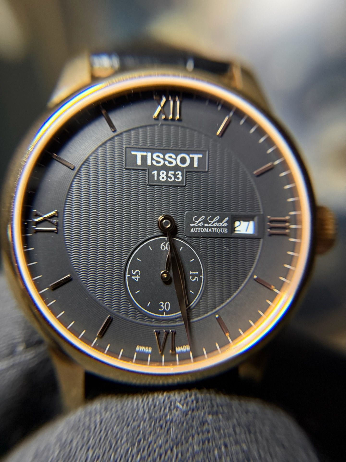 Tissot Le Locle rose gold