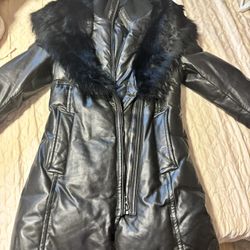 Brand Leather Coat For Sell 
