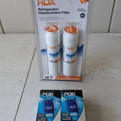 Pur Water Filtration System And HDX Refrigerator Replacement System UNOPENED NEVER USED STILL IN ORIGINAL BOXES