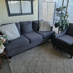 Couch With Pull Out Bed And Chair 