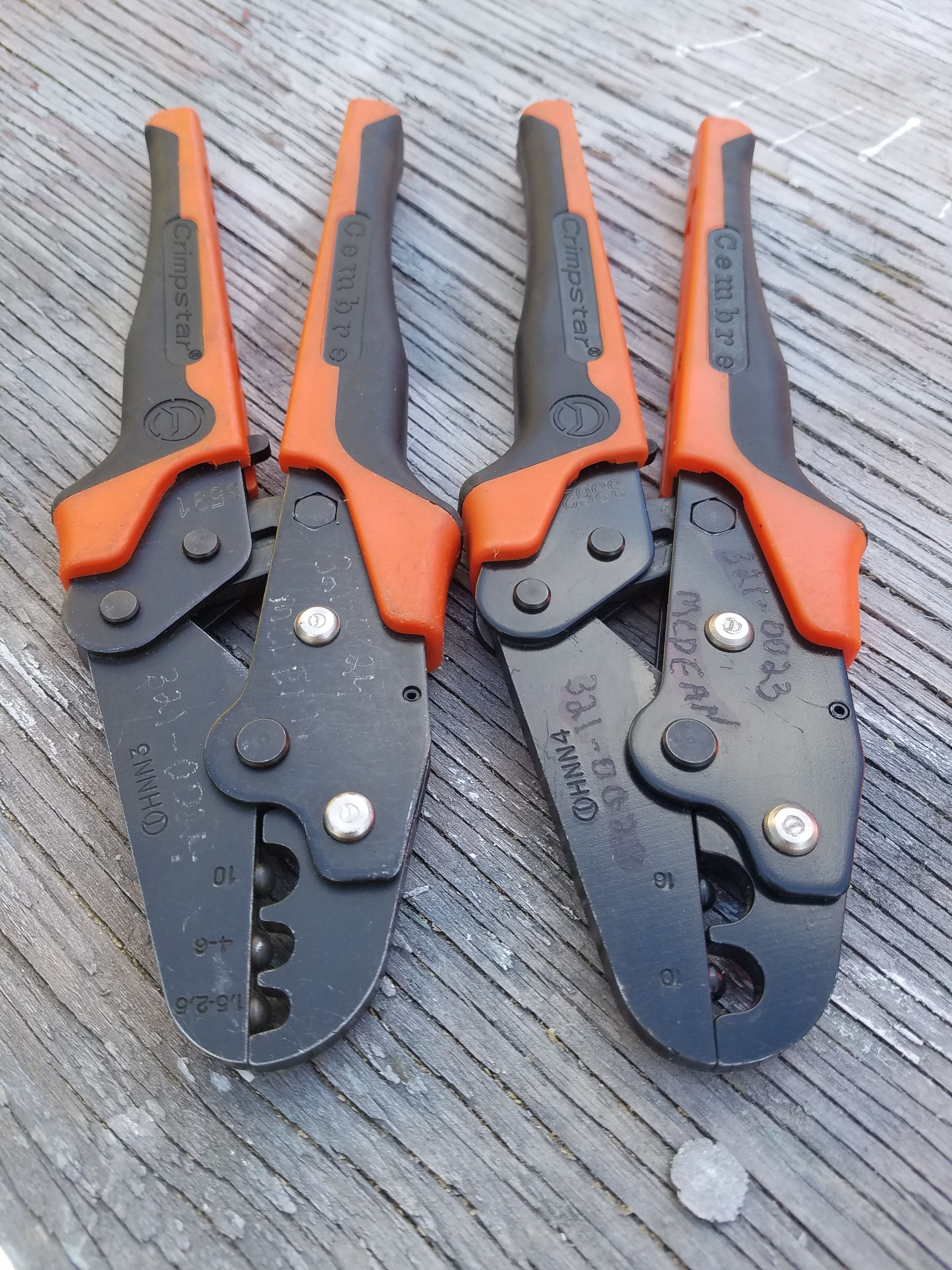 Cembre,burndy rachet crimpers Mod. HNN3,HNN4