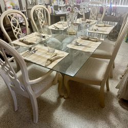 Glass Dining Room Table For Sale 