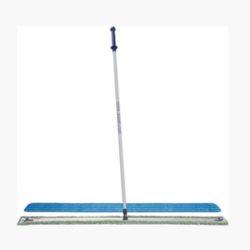 Floor Care System, The 60" heavy duty aluminum mop 60" Wide Microfiber Head, 66" Silver/Blue Aluminum Handle,New in Box 