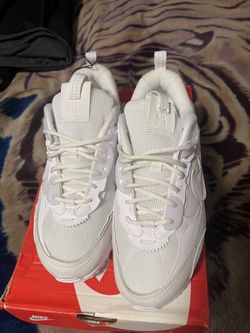 Womens Nike AIR MAX 90 FUTURA 'TRIPLE WHITE'