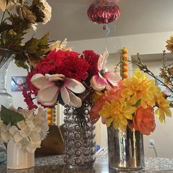 MOVING SALE Flower Pots And Candle Stand 