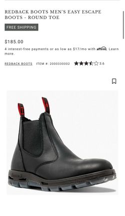 Redback steel toe boots