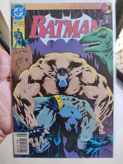 DC comics Batman 497 Bane Knightfall Part # 11