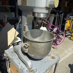 Hobart mixer A-200 with table and attachments