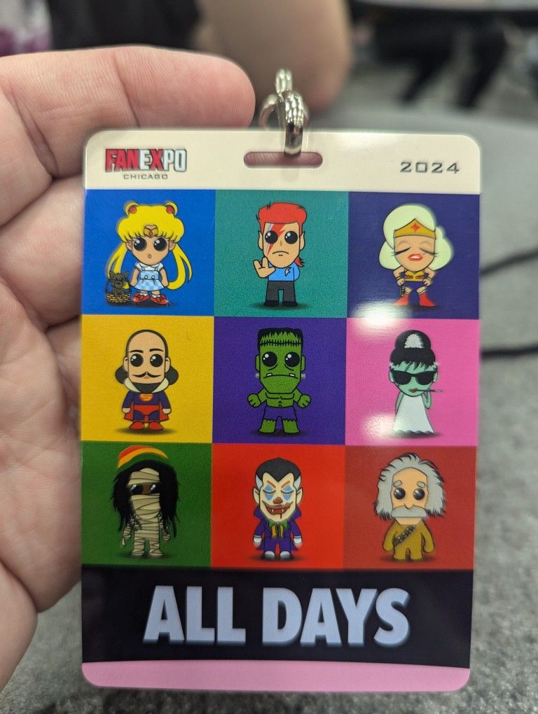2 Badges For Fan Expo 202r4 Rosemont IL