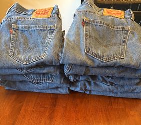 10 pair Men’s Levi jeans-all 34 x 30