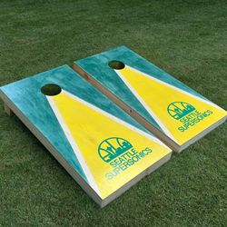 Seattle Super Sonics Cornhole Boards WEDDING SEASON