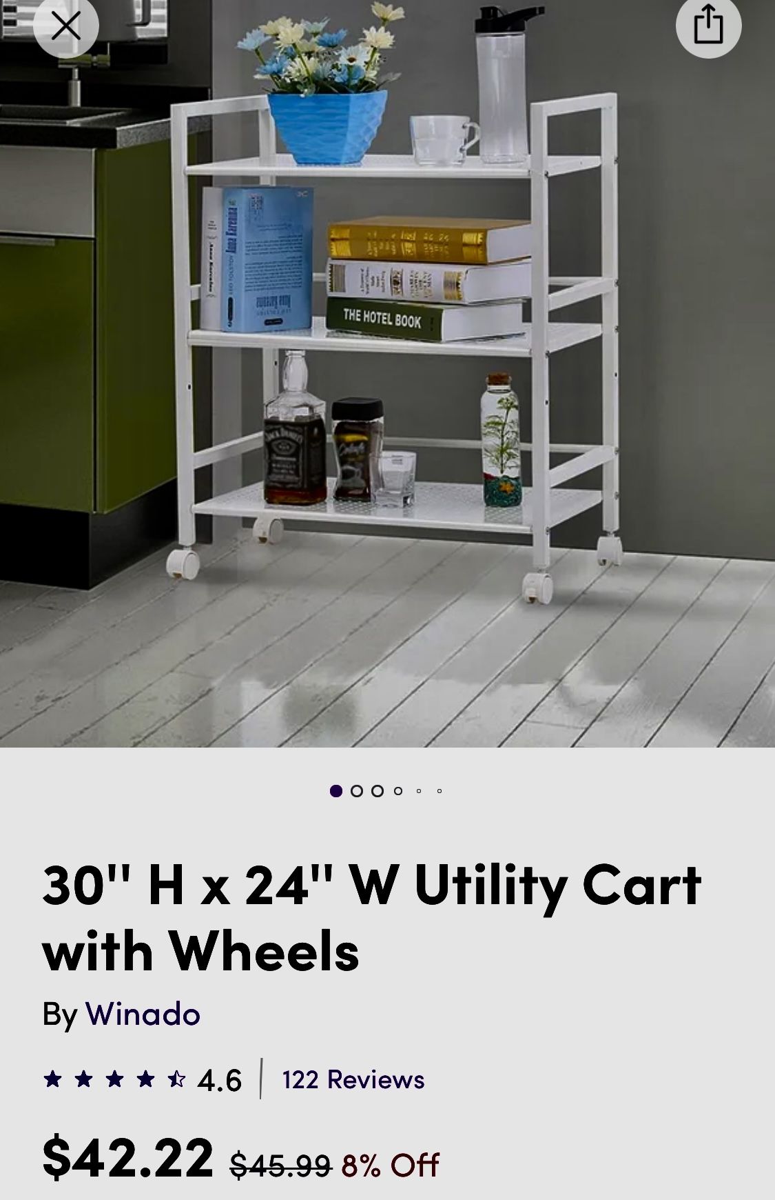 Utility Cart 30” X 24”