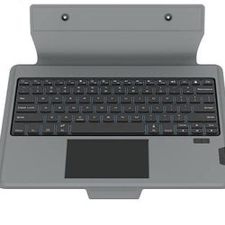 Nillkin for Samsung Galaxy Tab S9 FE Plus Case with Detachable Keyboard, Multi-Touch Trackpad, 7-Color Backlit, S Pen Holder, Rugged Keyboard Case wit