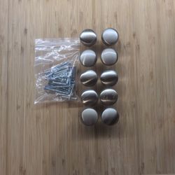 12 Pack chrome Cabinet/ Kitchen Cabinet Knobs