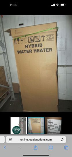 New Ruud 50 gallon Electric Heat Pump Water Heater 240v  Title 24 WiFi
