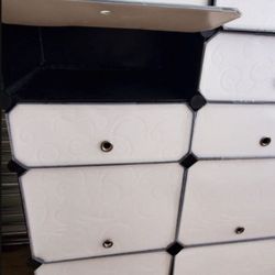 DIY Combinable Adjustable Plastic Shoe Storage Cabinet Shelves Organizer