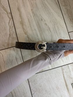 Guess double sided belt