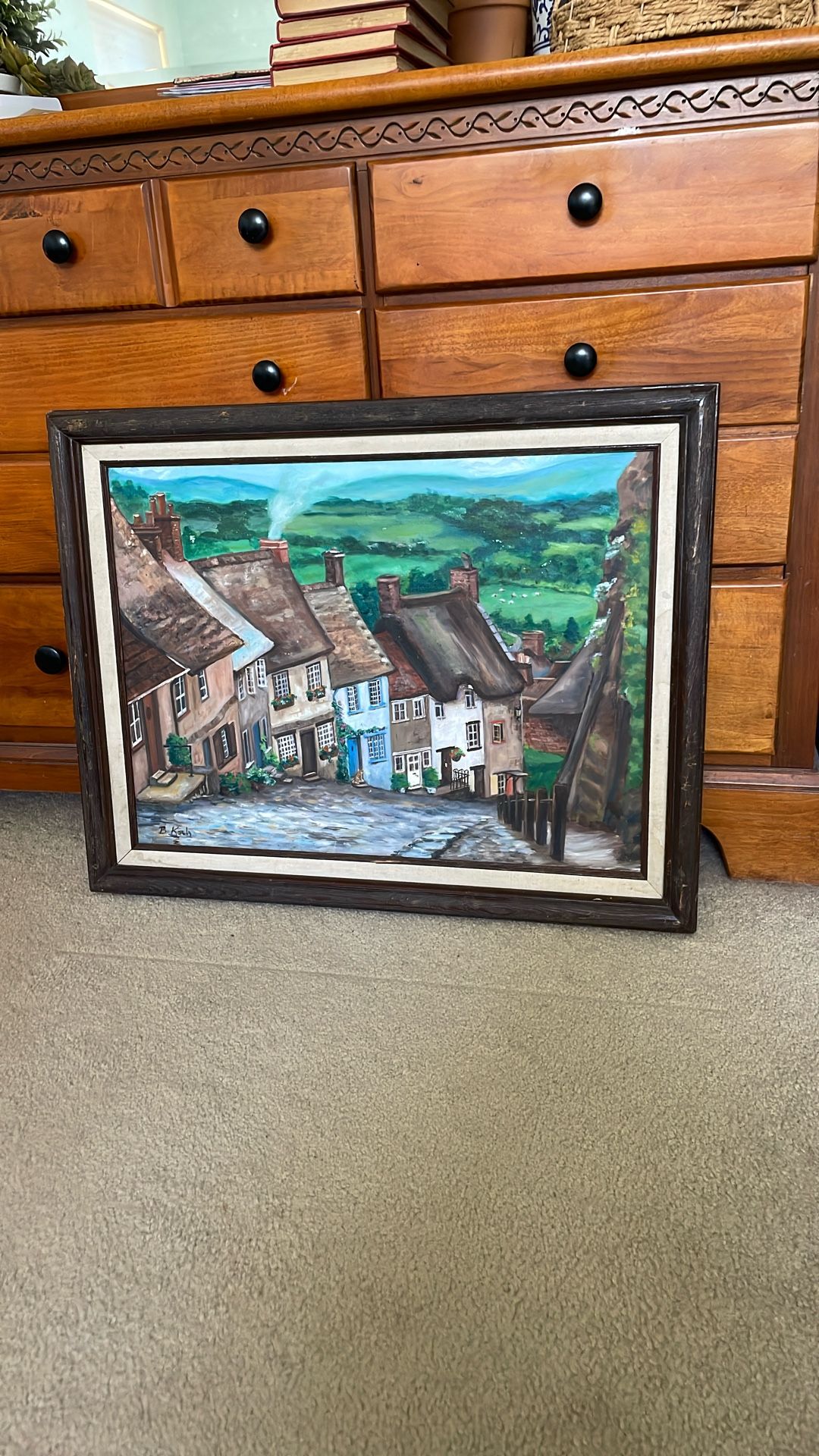 Signed Vintage Oil Painting
