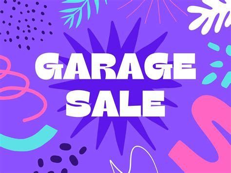 Weekend Garage Sale, Everything Must Go!